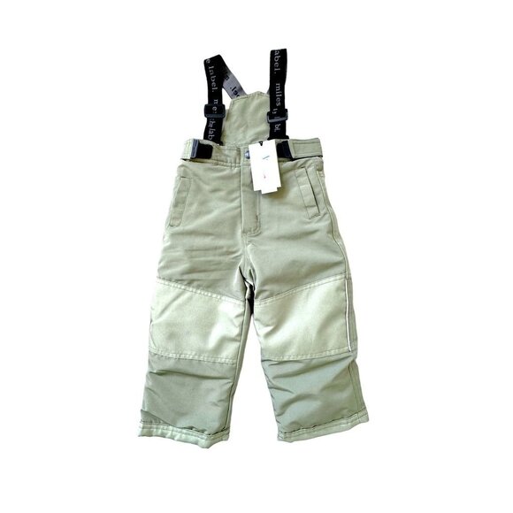Miles The Label Olive Insulated Snowpants w/ Adjustable Straps Child's 2 NWT